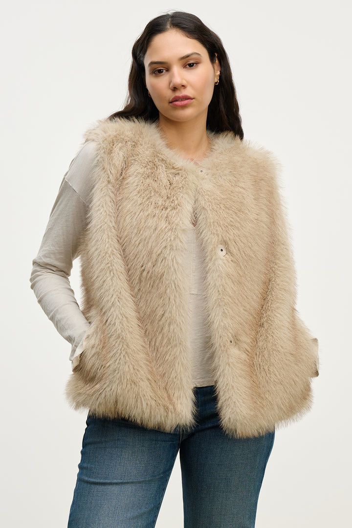 Anastacia Vest (Taupe)