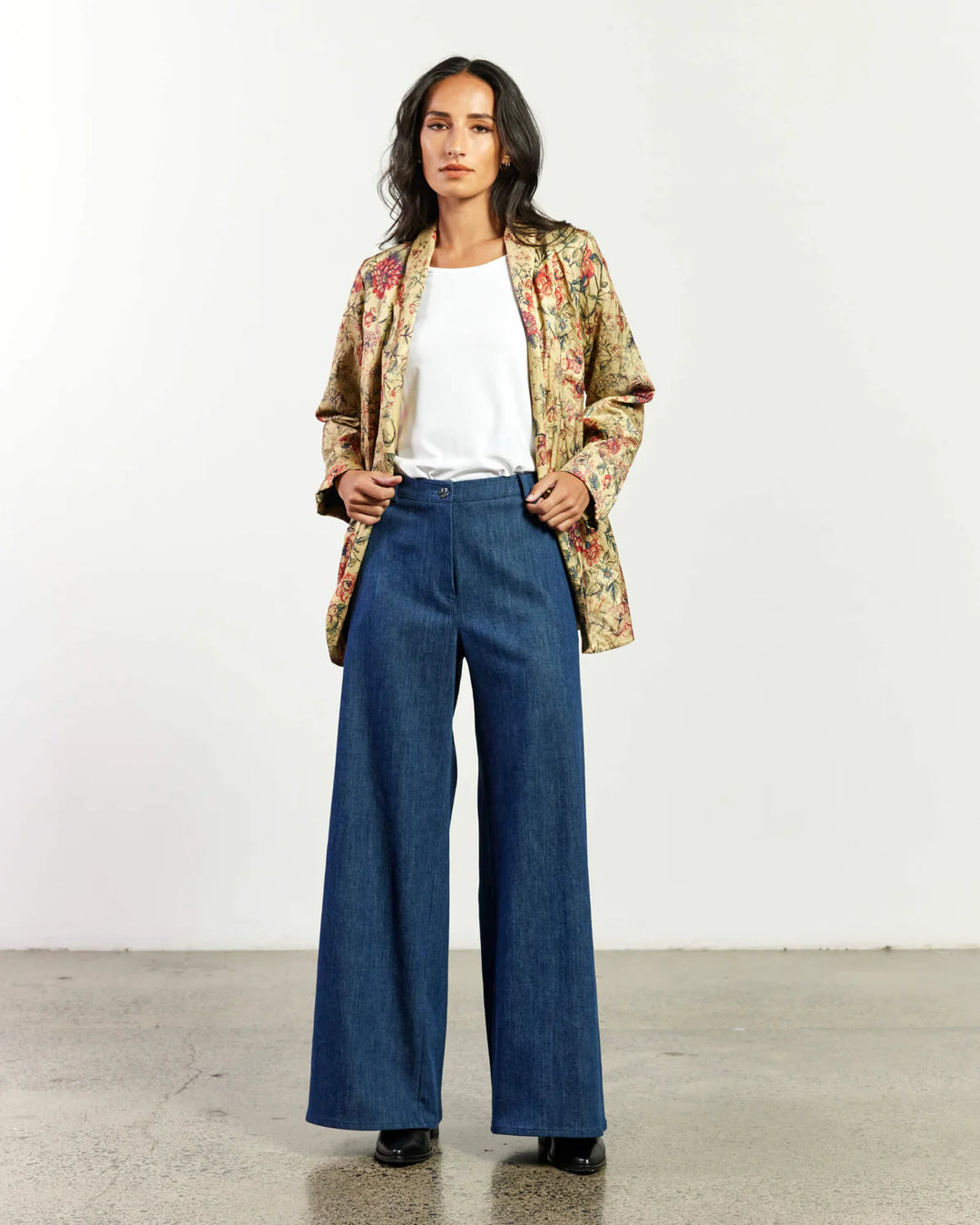 Venetia Kimono Blazer (Champagne)