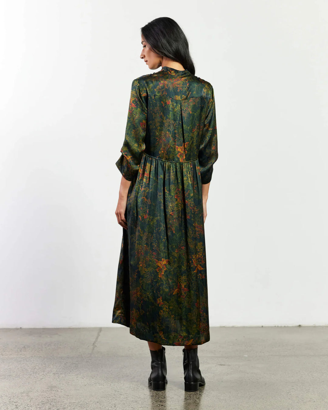 Natalia Dress (Oriental Green)