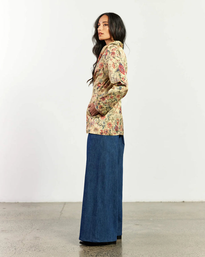 Venetia Kimono Blazer (Champagne)