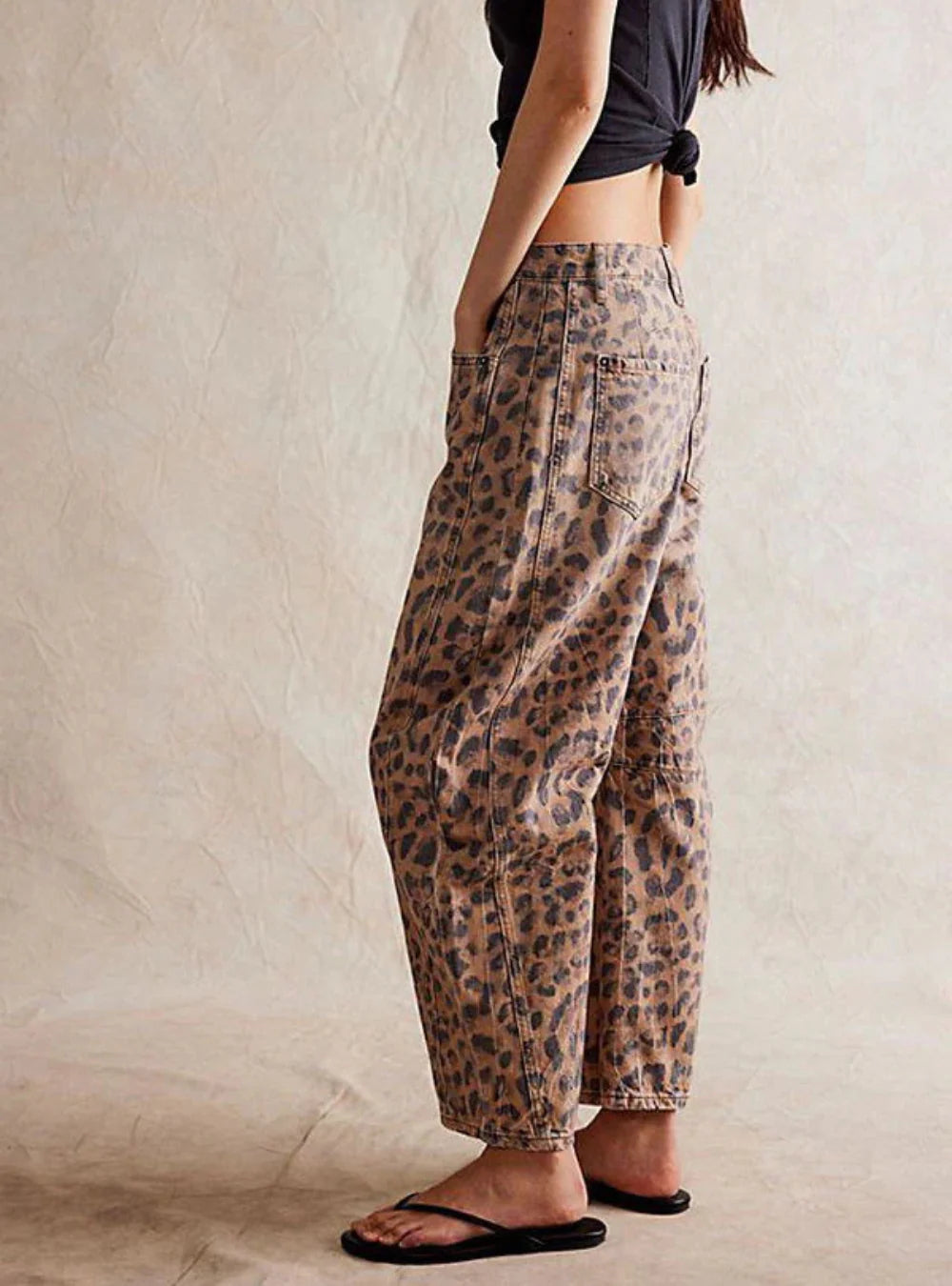 Good Luck Mid-Rise Barrel Jean (Brown Sugar)