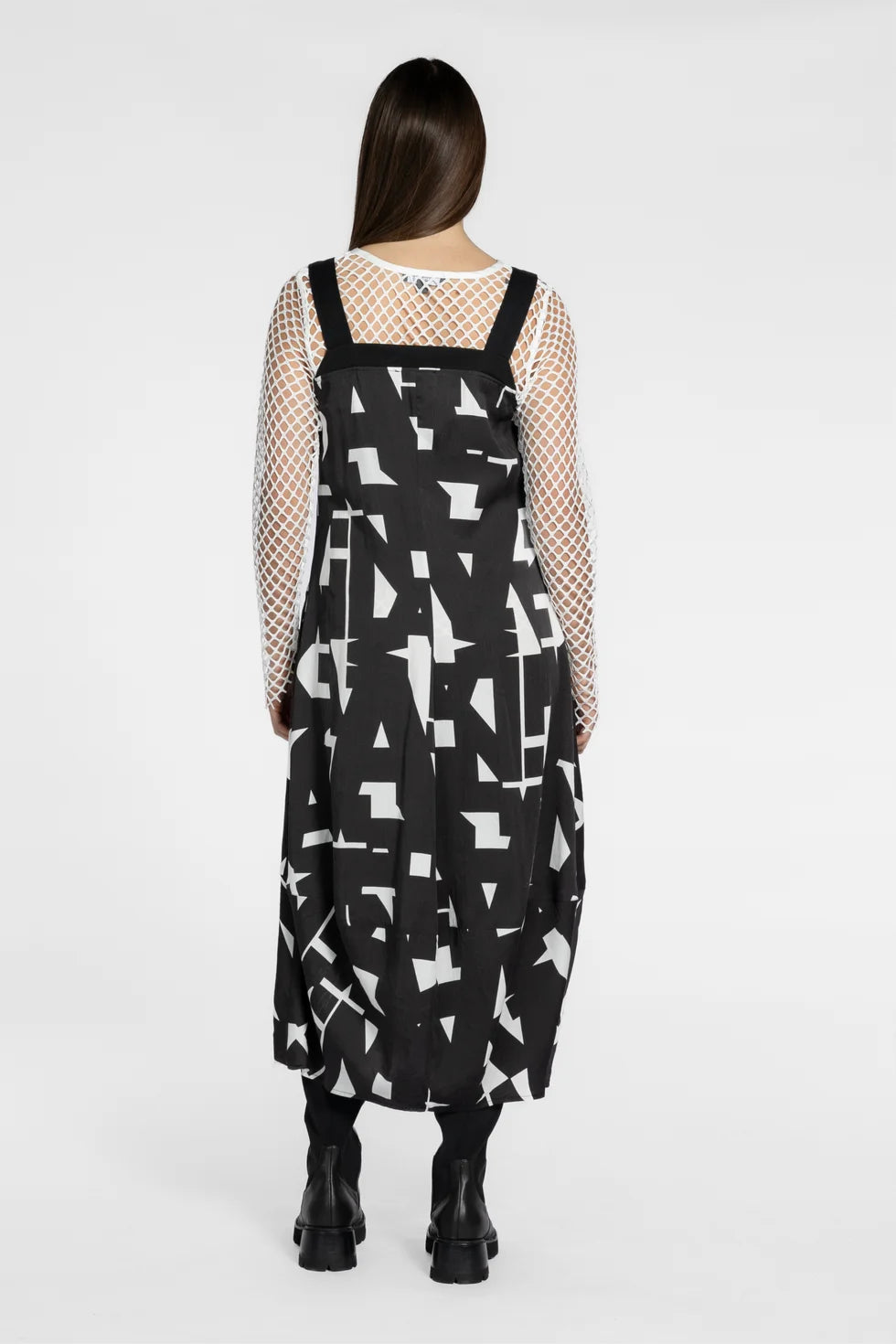 Perspective Dress (Print Black)