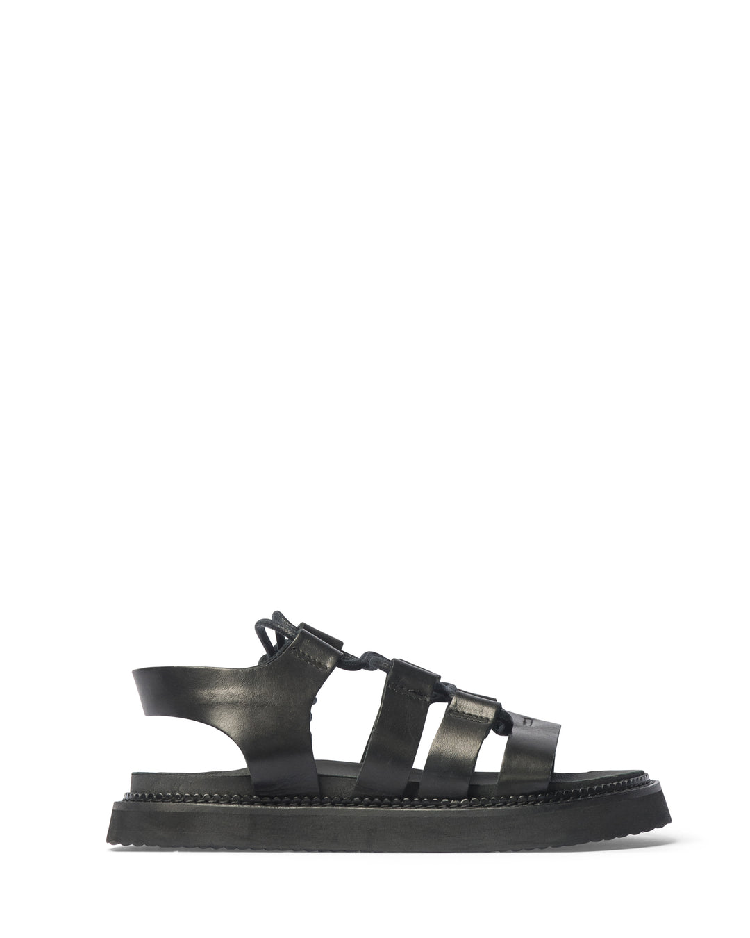 Record Sandal (Black)