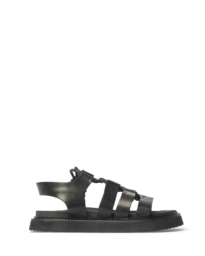 Record Sandal (Black)