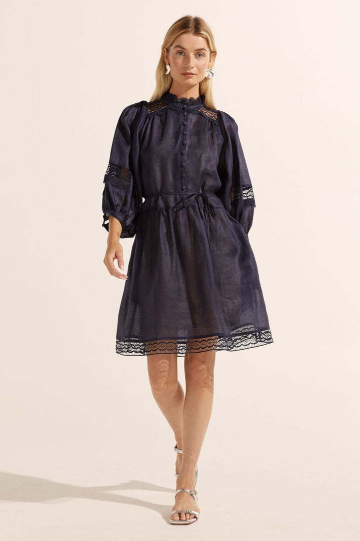 Salute Dress (Indigo)