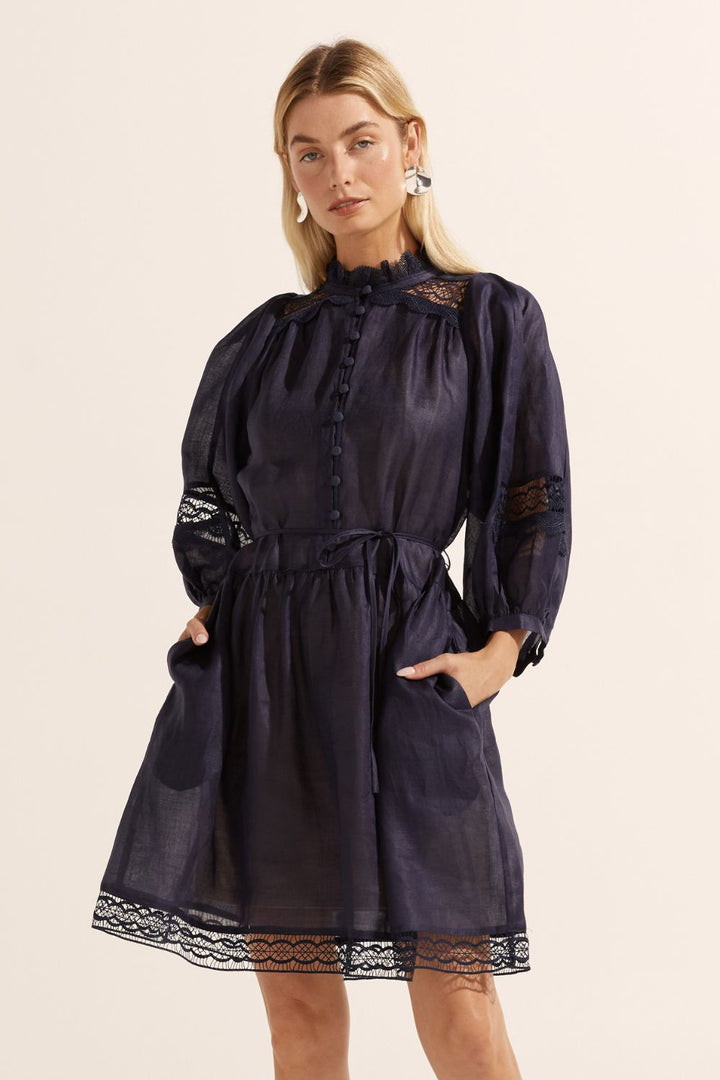Salute Dress (Indigo)