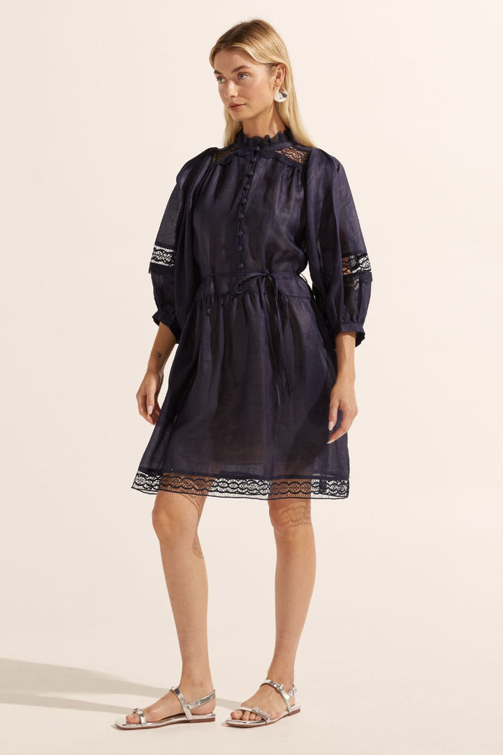 Salute Dress (Indigo)