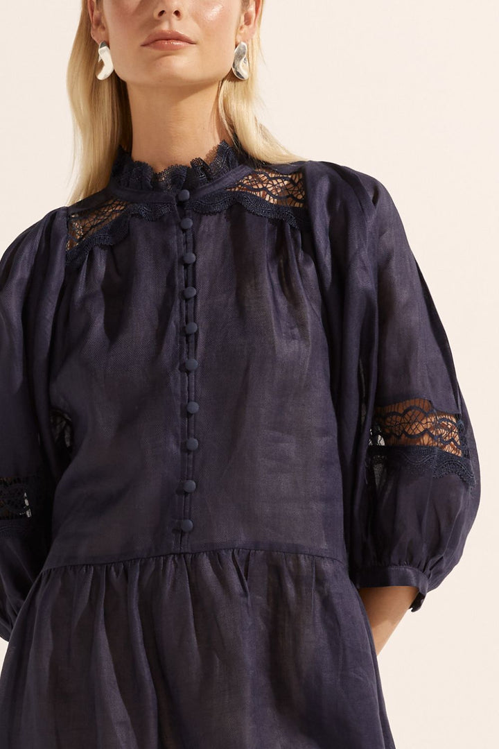 Salute Dress (Indigo)
