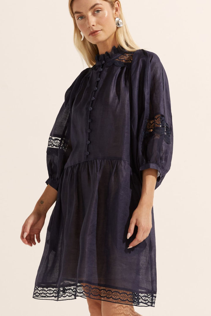 Salute Dress (Indigo)