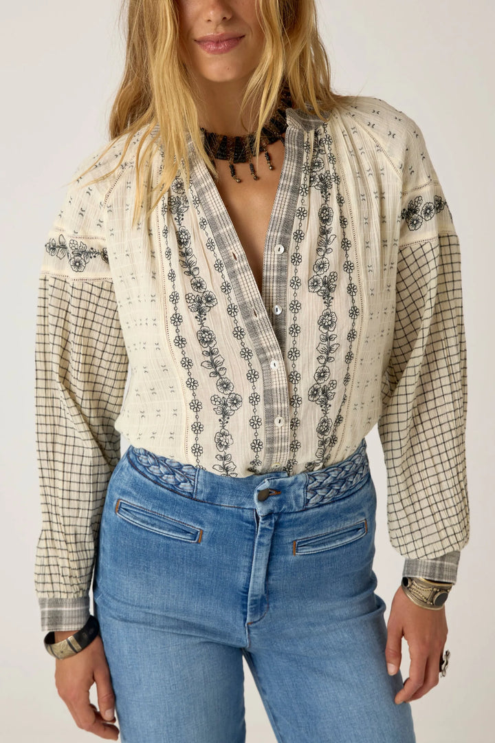 Noemi Blouse (Patchwork Notes)