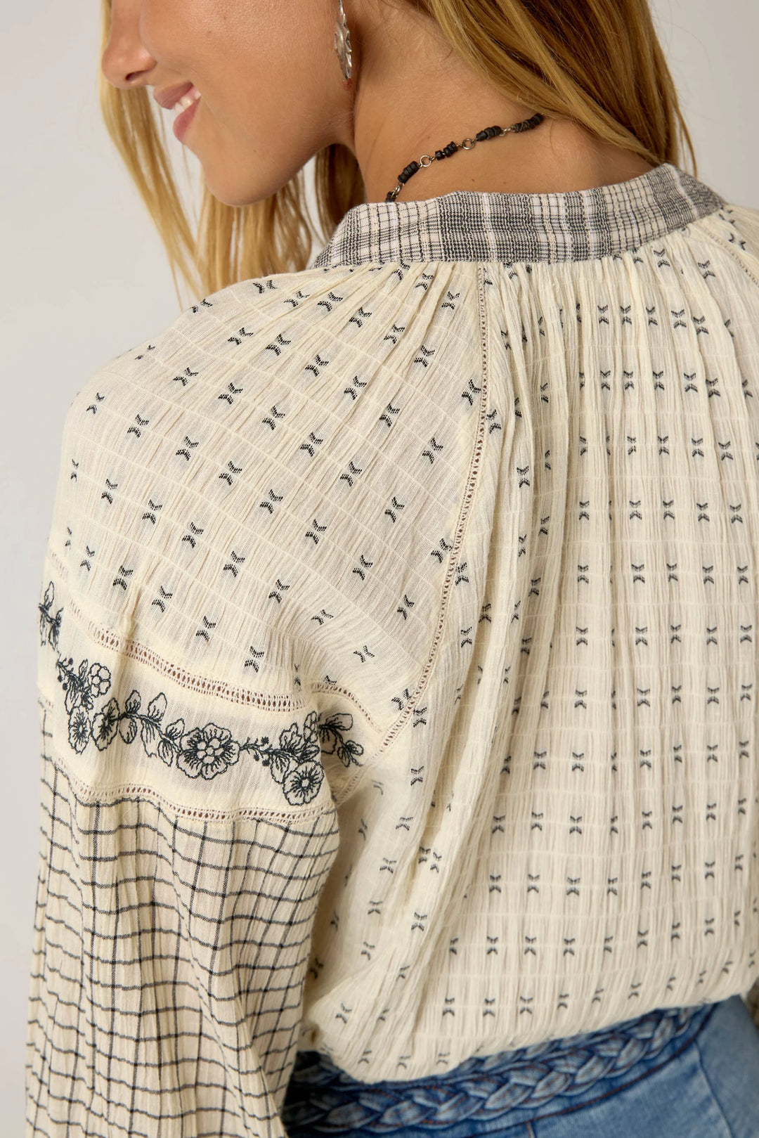 Noemi Blouse (Patchwork Notes)
