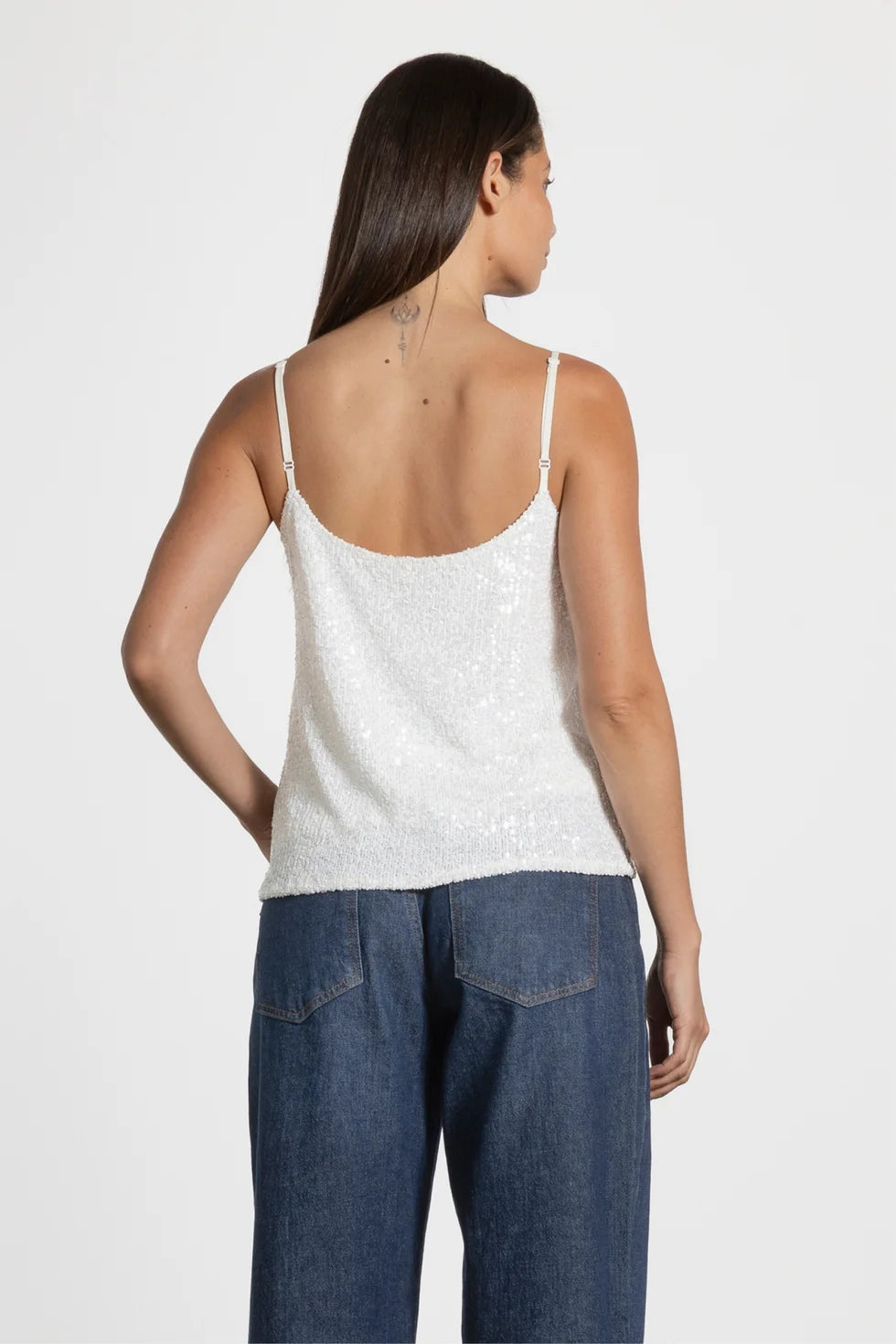 Starlight Sequin Cami (Crystal)
