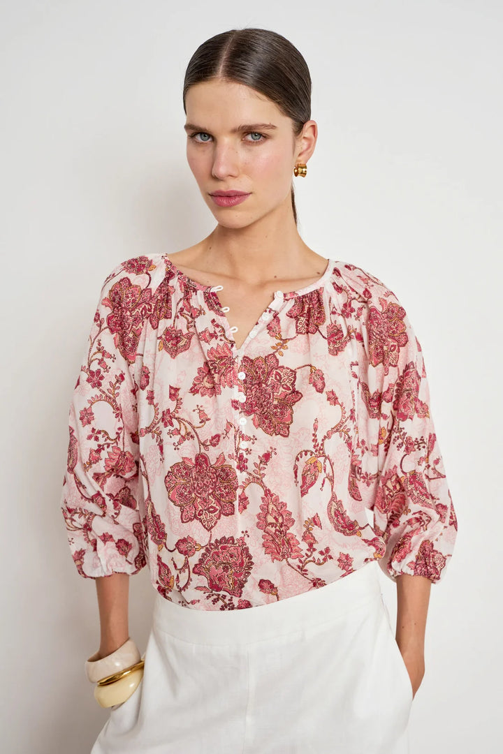 Vow Top (Rose Paisley)