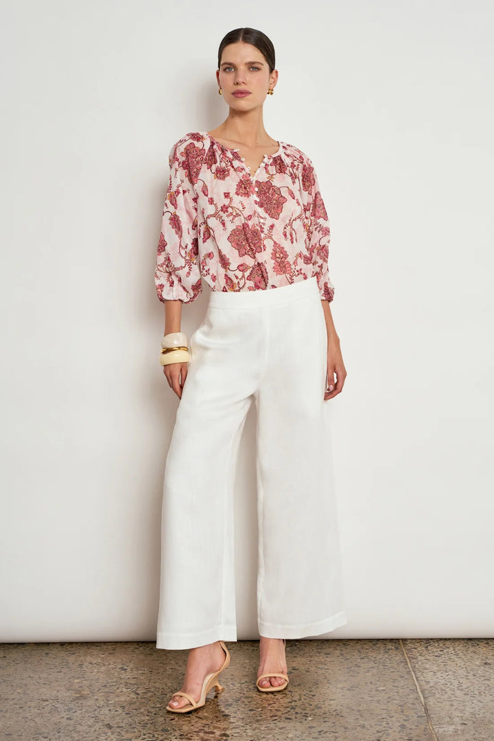 Vow Top (Rose Paisley)