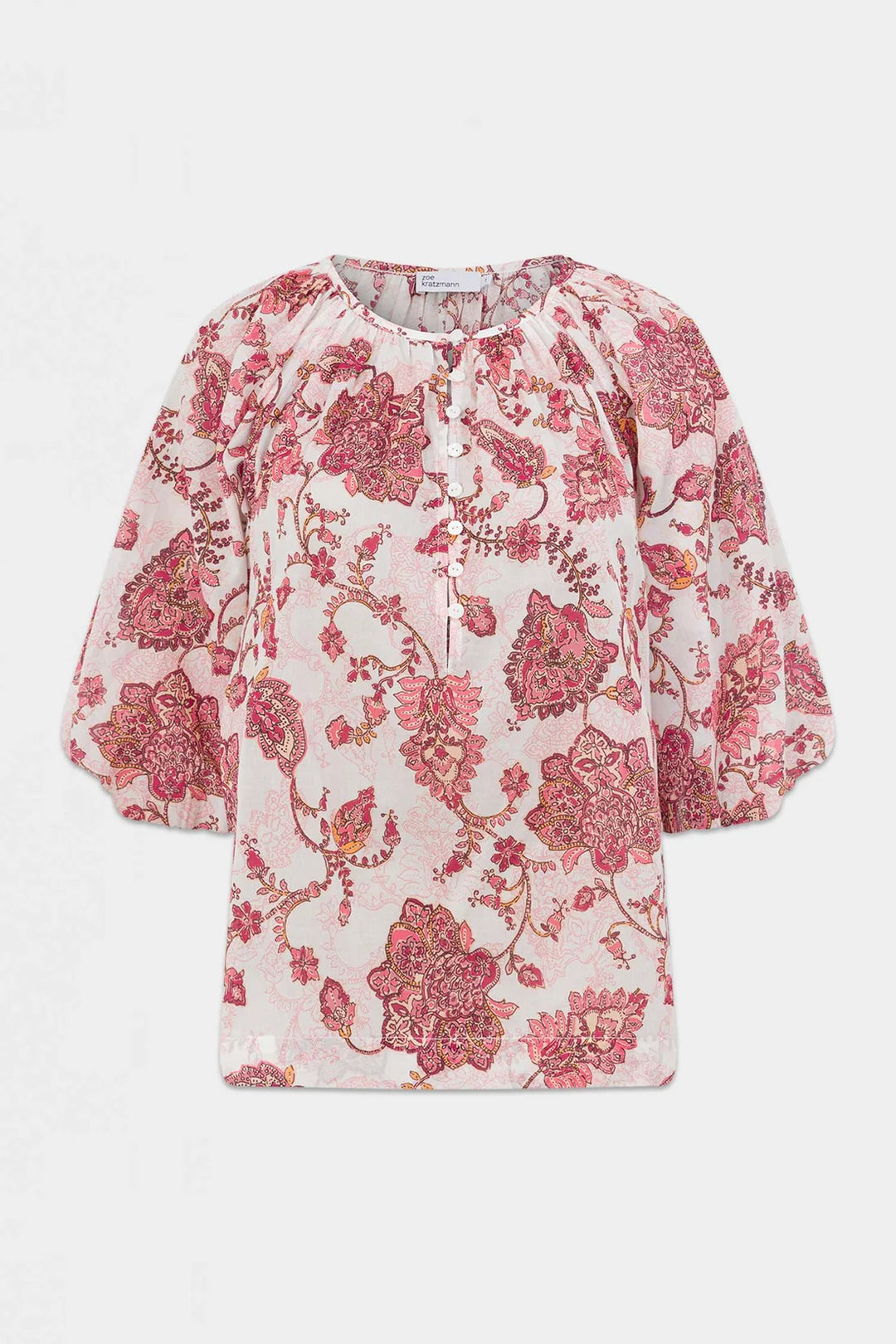 Vow Top (Rose Paisley)