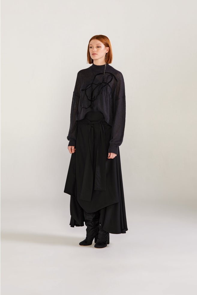 Ovoid Skirt (Black)