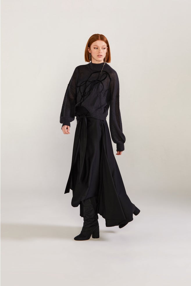 Ovoid Skirt (Black)