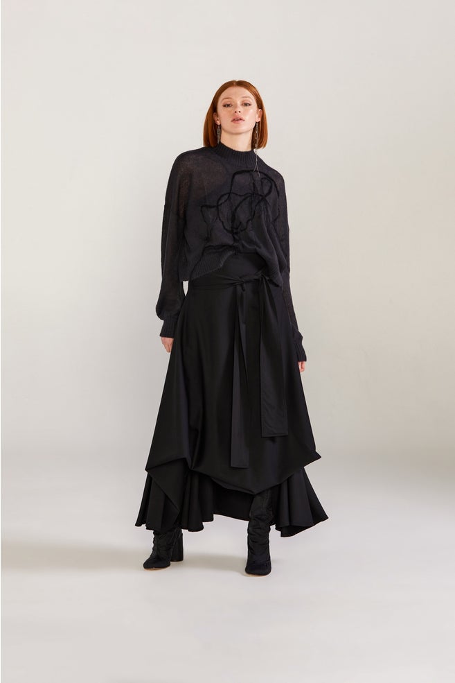 Ovoid Skirt (Black)