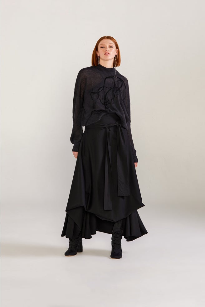 Ovoid Skirt (Black)