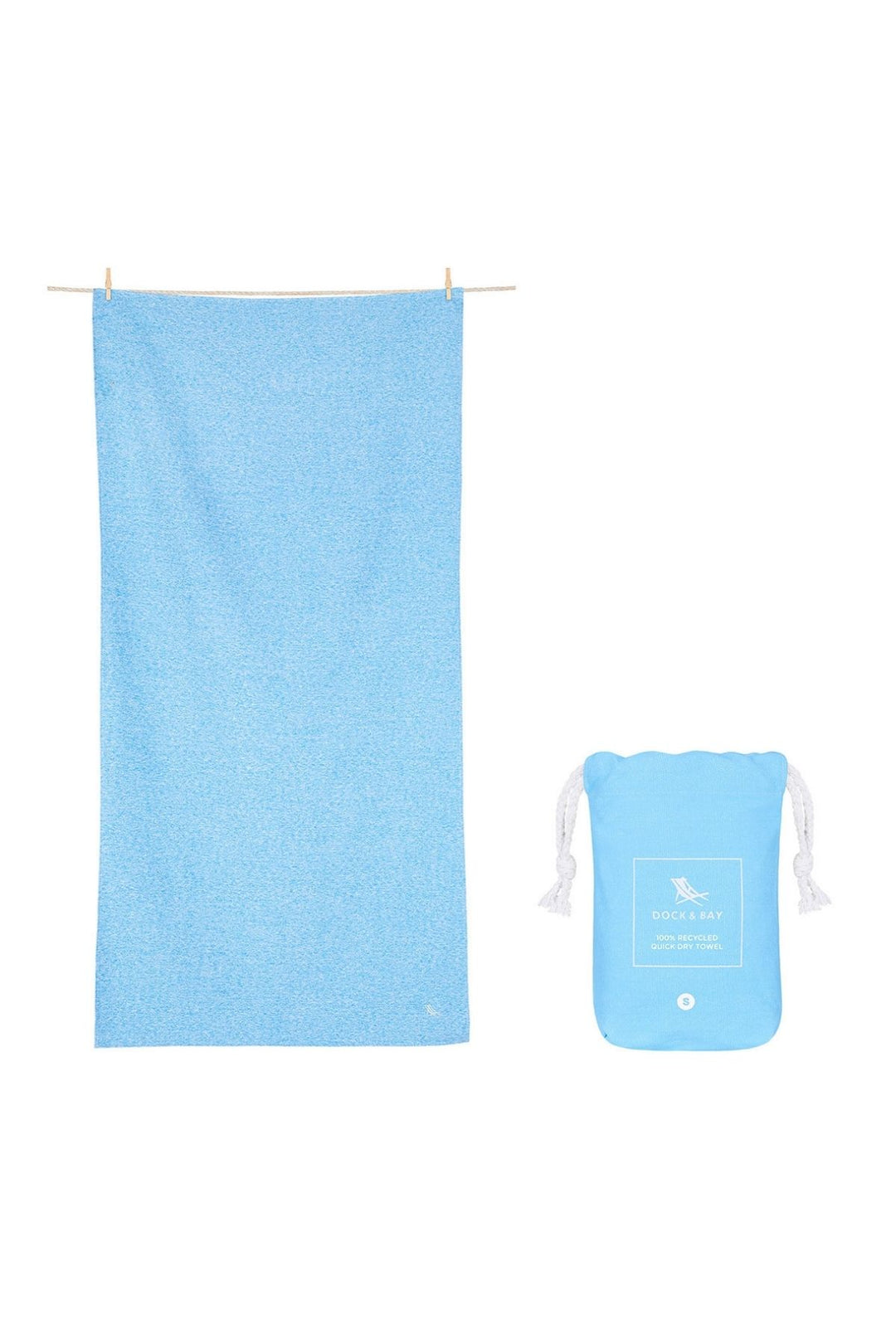 Fitness Towel Essential Collection - Large (Lagoon Blue)
