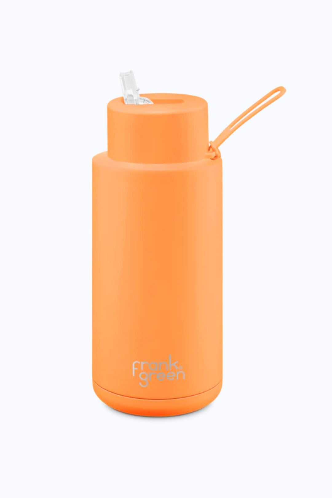 Ceramic reusable bottle - 34oz (Neon Orange)