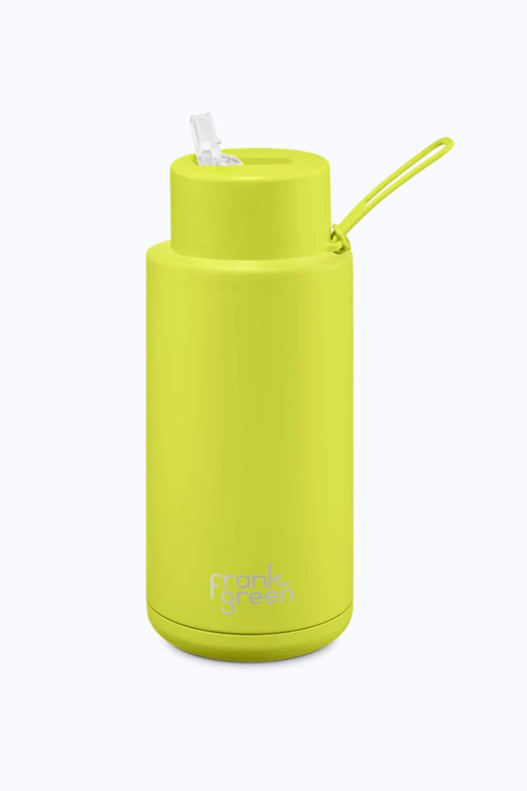 Ceramic reusable bottle - 34oz (Neon Yellow)