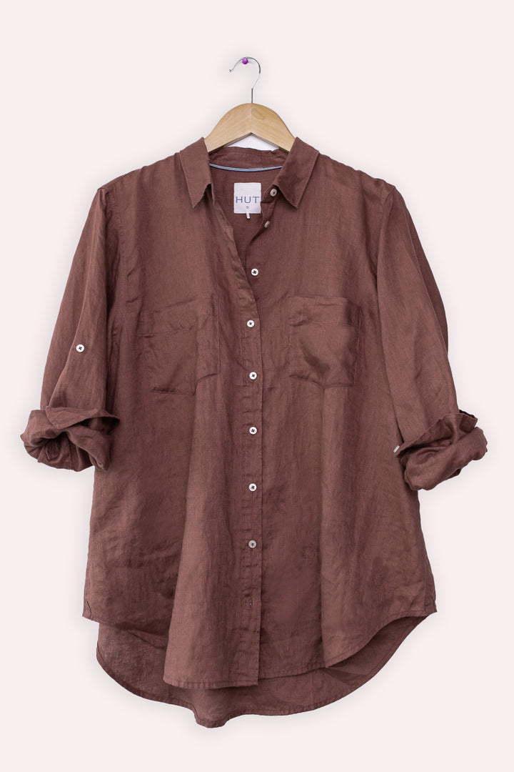 The Boyfriend Shirt (Nutmeg)