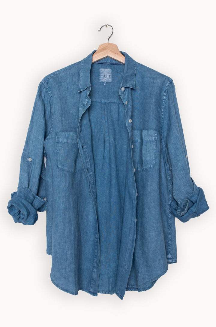 The Boyfriend Shirt (Denim Wash)