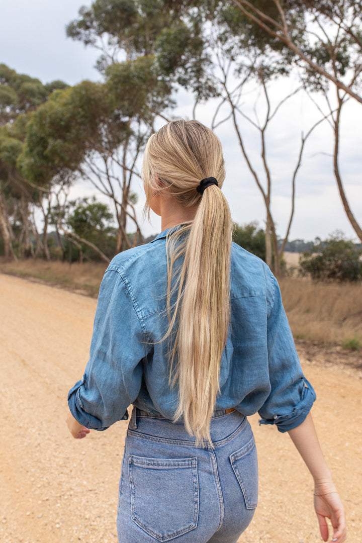 The Boyfriend Shirt (Denim Wash)