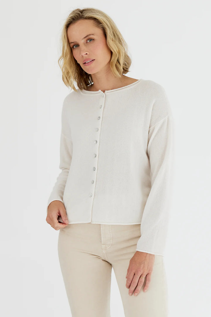 Pure Reversible Cardi (Ivory)