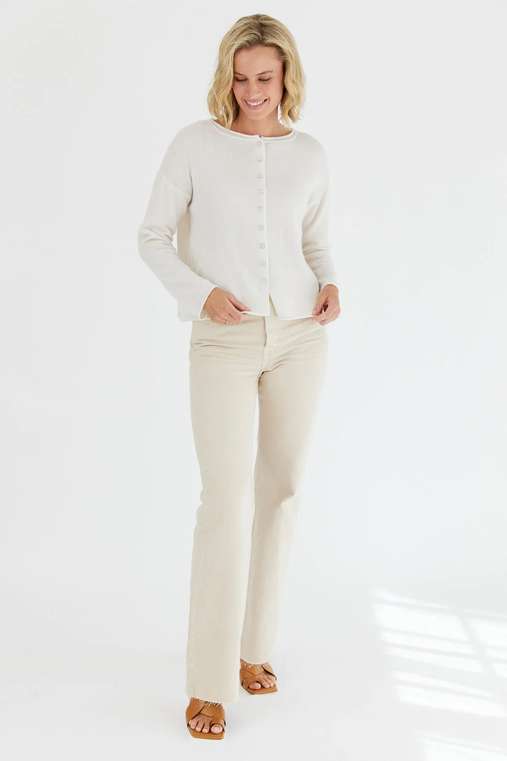 Pure Reversible Cardi (Ivory)