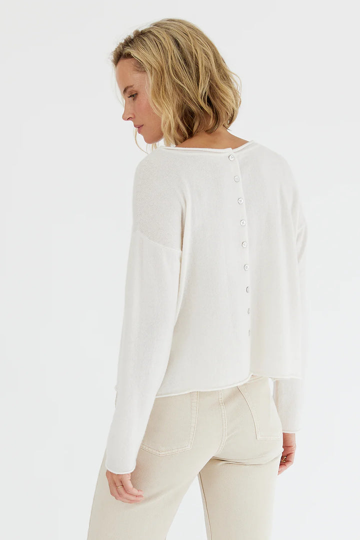 Pure Reversible Cardi (Ivory)