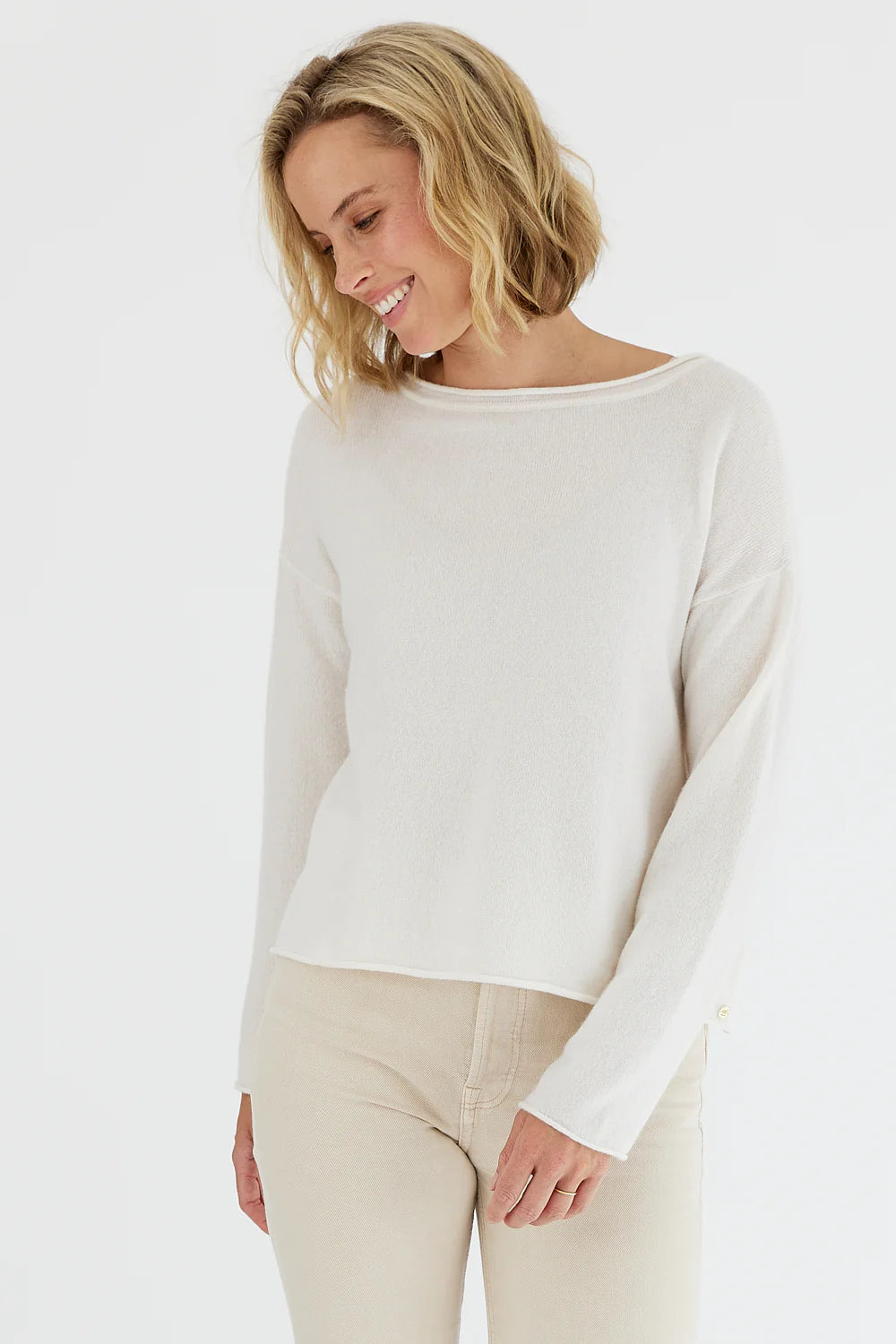Pure Reversible Cardi (Ivory)
