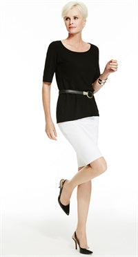 Stretch Pencil Skirt