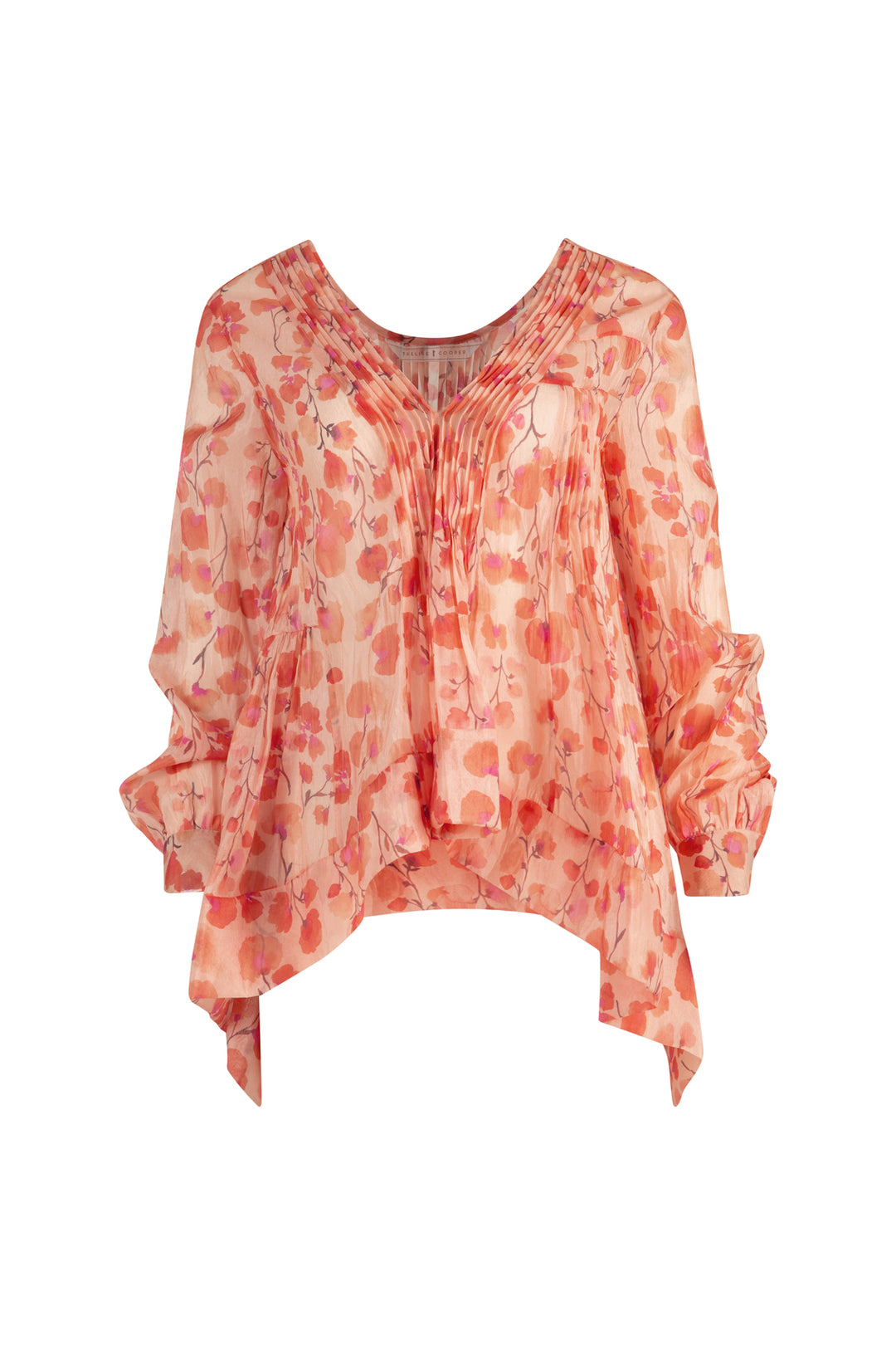 TUCK SHOP Top (Peach Floral)