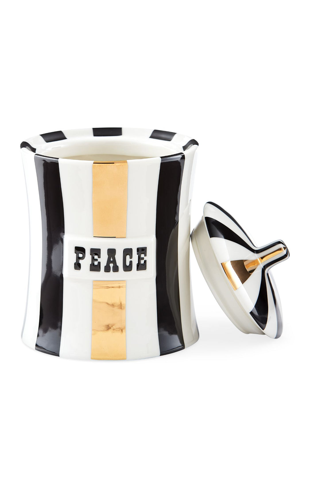 Peace Canister - Black/Gold